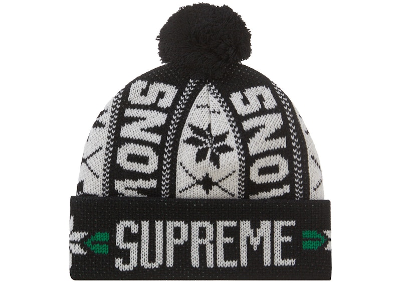 Supreme Snow Beanie Black - FW23 - US