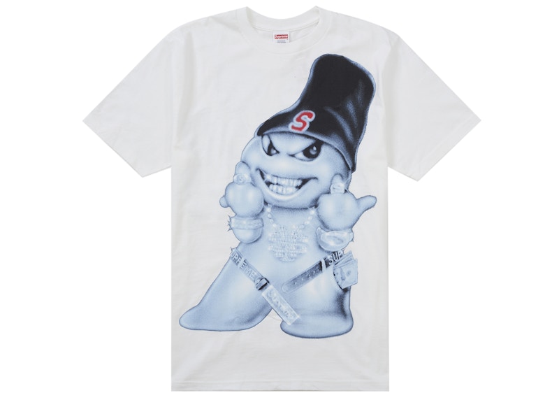 Supreme Snowman Tee White Men's - FW25 - US