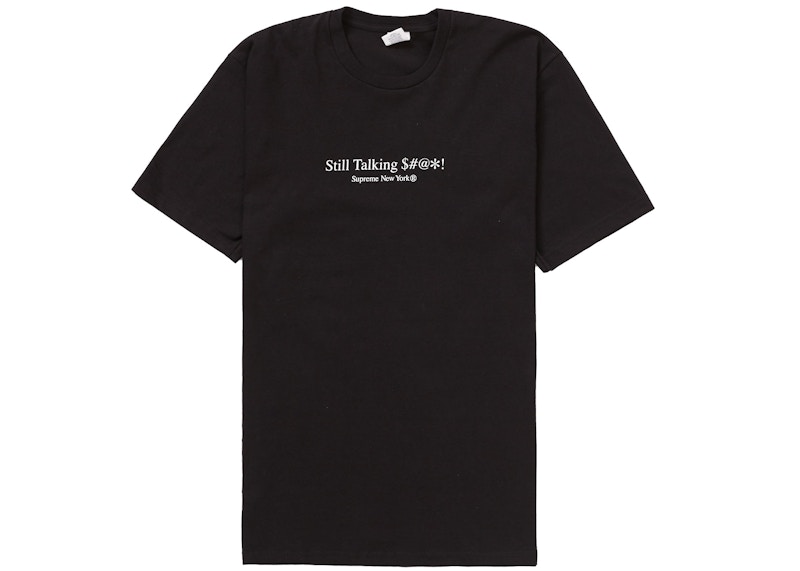 Supreme Still Talking Tee Black Men's - SS22 - US