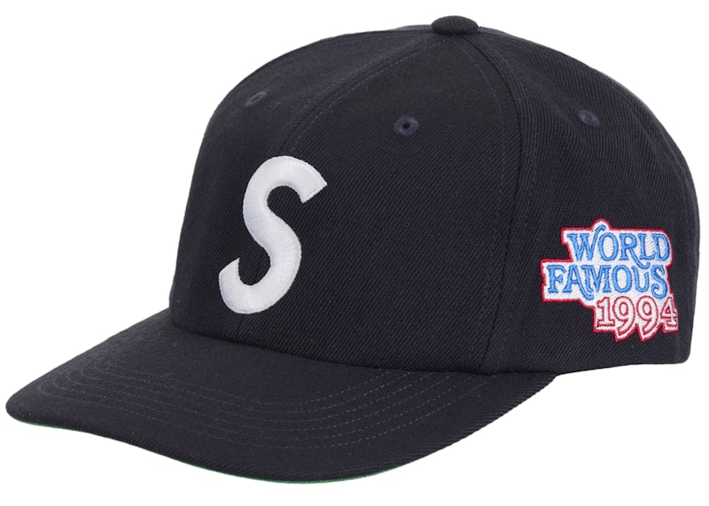 Supreme World Famous S Logo 6-Panel Navy - SS25 - US