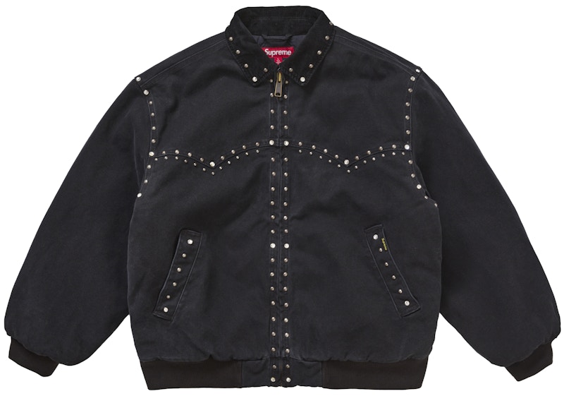 Supreme b.b. Simon Studded Work Jacket Black Men's - FW24 - US