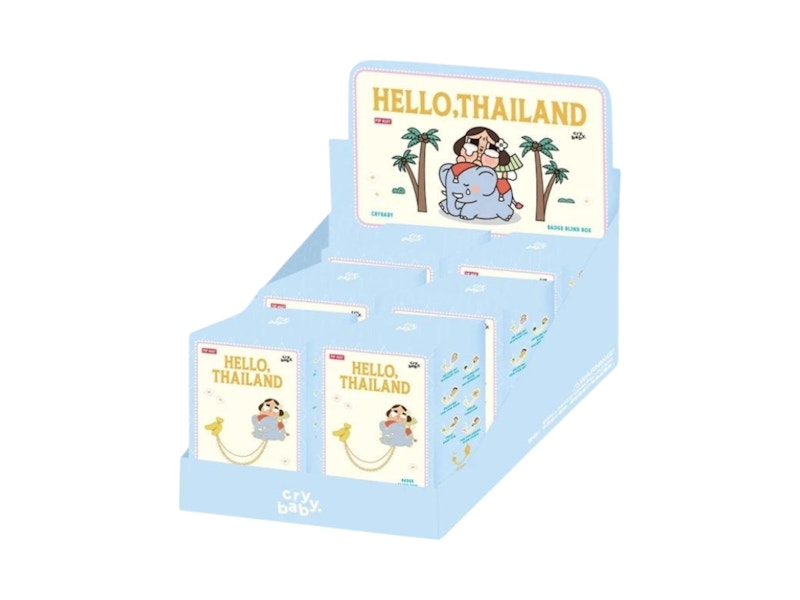 Pop Mart Crybaby Hello Thailand Series Badge Sealed Case (6 Blind