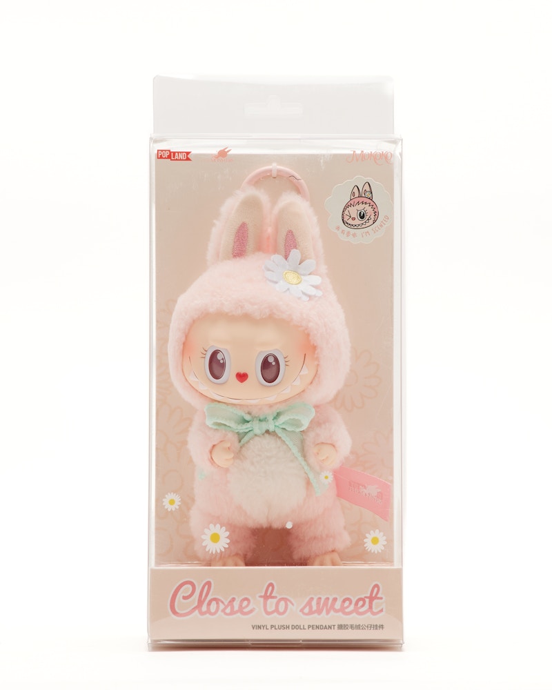 Pop Mart Labubu Mokoko Close to Sweet Vinyl Plush Pendant - US