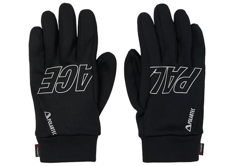 Palace Polartec Powerstretch Gloves Black Men's - FW23 - US palace
