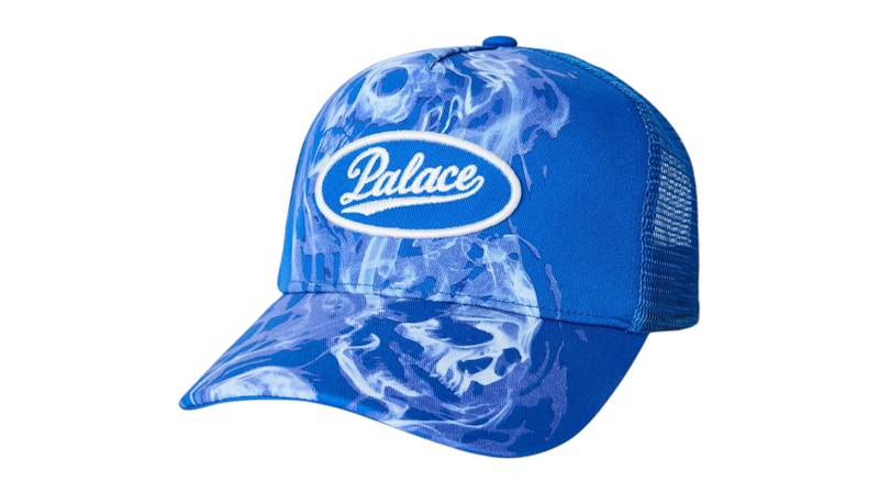 Palace Smoked Trucker Hat Palatial Blue Men's - SS26 - US