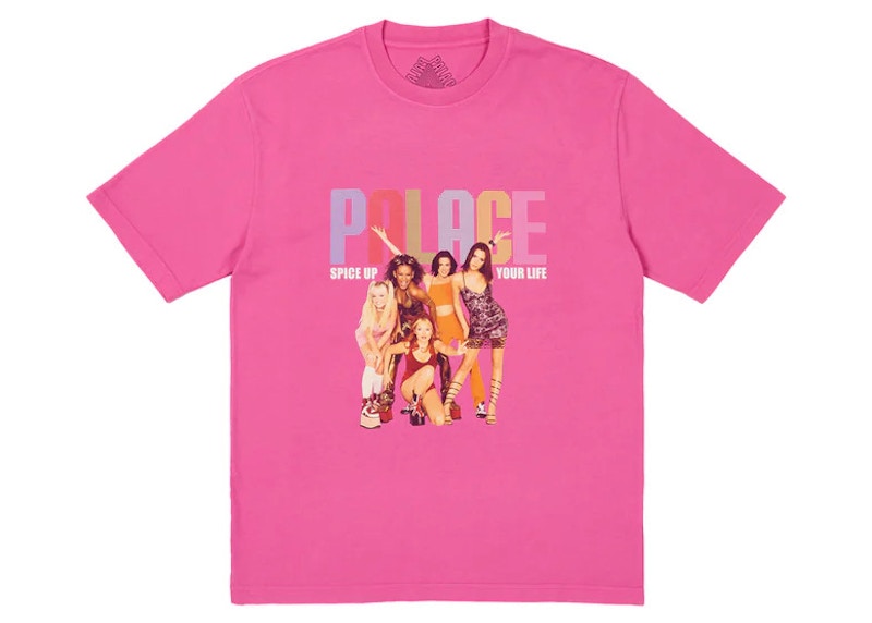 Palace Spice Girls T-Shirt Pink Men's - FW23 - US