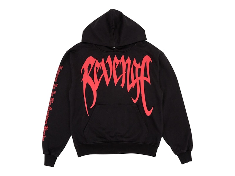 リベンジ XXXテンタシオン キル パーカー ブラック/レッド メンズ