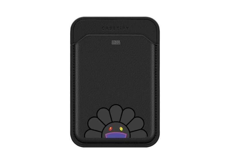Takashi Murakami x CASETiFY: Flowers Bloom Smile (Black) Snappy