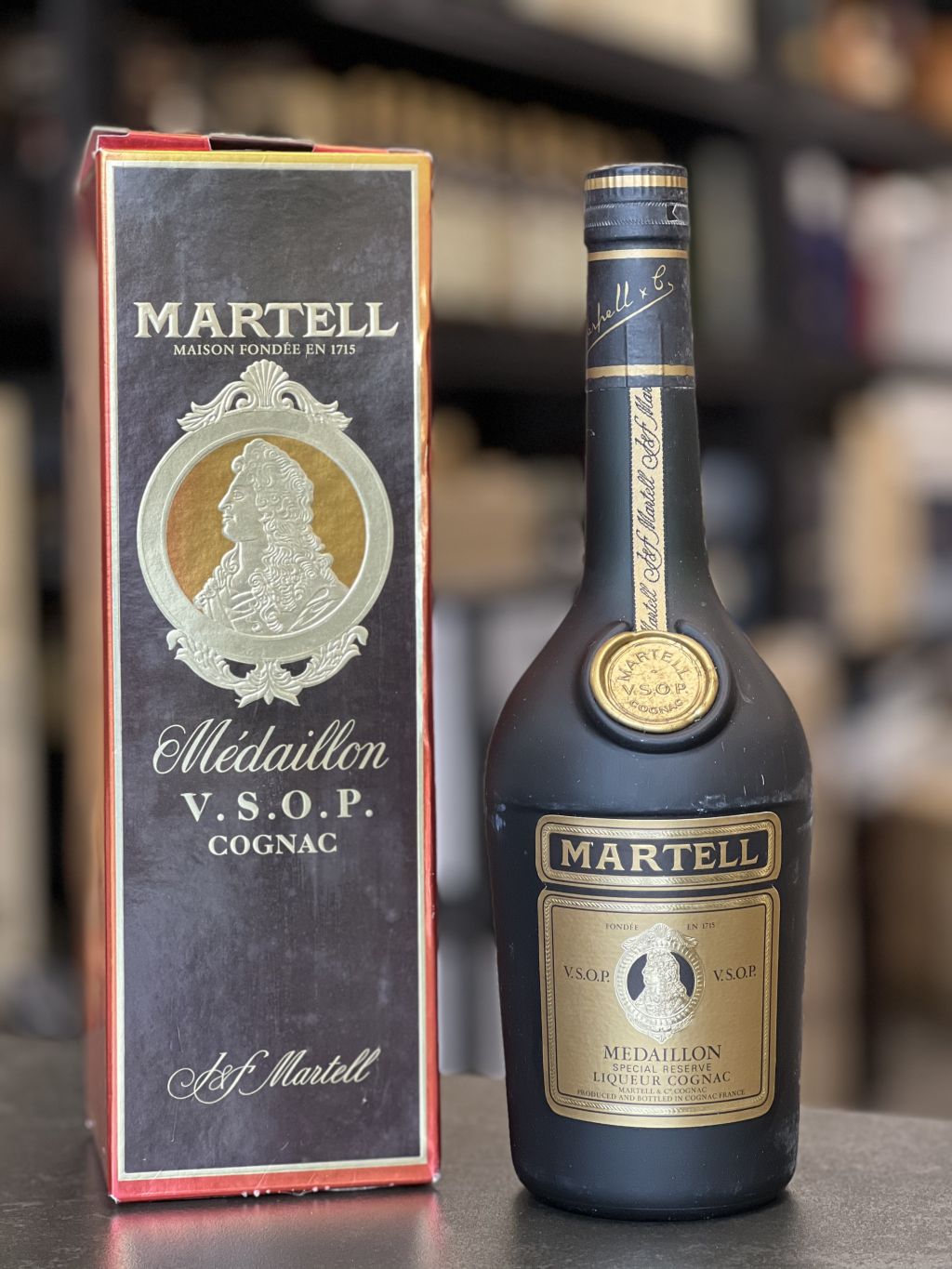 古酒】MARTELL マーテル VSOP メダイヨン 白ラベル 未開栓 箱無 古酒