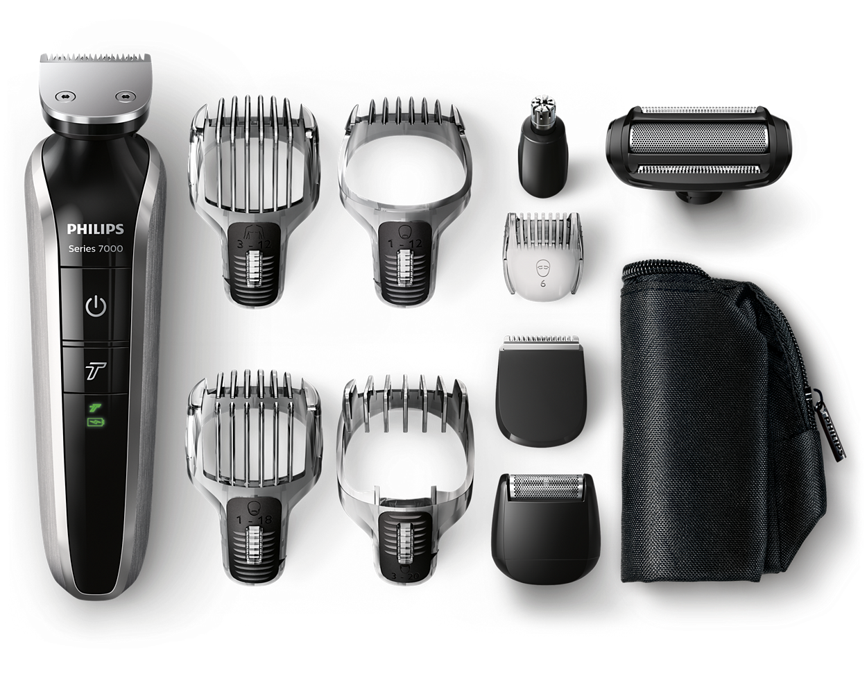 Multigroom series 7000 Aparador dos pés à cabeça 10 em 1 QG3380/16