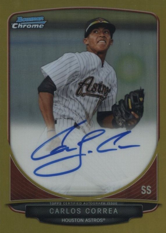 CARLOS CORREA bowman refractor auto