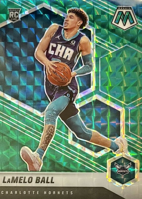 LaMelo Ball 2020 Mosaic #202 Green Price Guide - Sports Card Investor