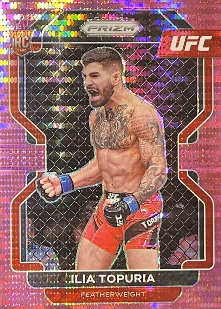 Ilia Topuria 2022 Prizm UFC #115 Pink Pulsar /42 Price Guide