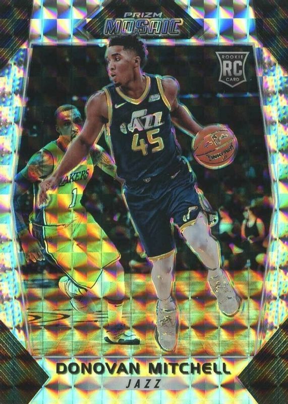 Donovan Mitchell 2017 Prizm Mosaic #5 Base Price Guide - Sports