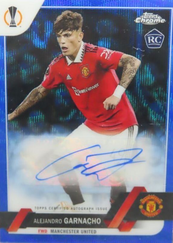 Alejandro Garnacho 2022 Topps Chrome UEFA Club Competitions #CA-AG