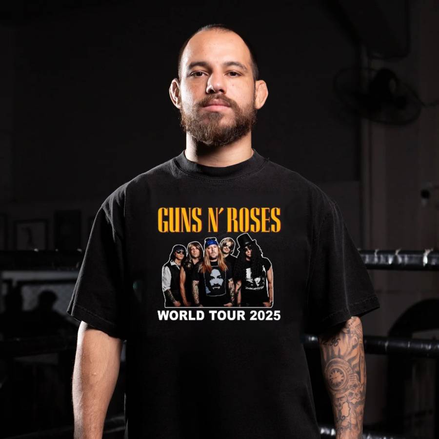 Guns N' Roses World Tour 2025 T-shirt - Ricardo Seco Shop