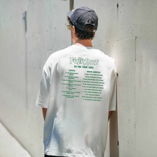 Fujii Kaze Eu/NA Tour 2025 T-shirt - Ricardo Seco Shop