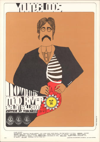 The Youngbloods Vintage Concert Poster at Wolfgang's