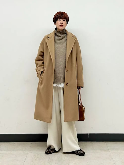 SHIPS Primary Navy Label:ウール メルトン シングル チェスター