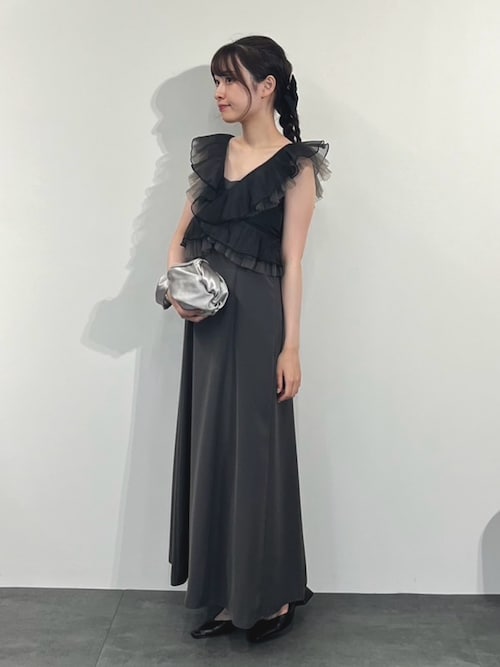 セール】プリーツチュールドレス / pleats tulle dress（ドレス