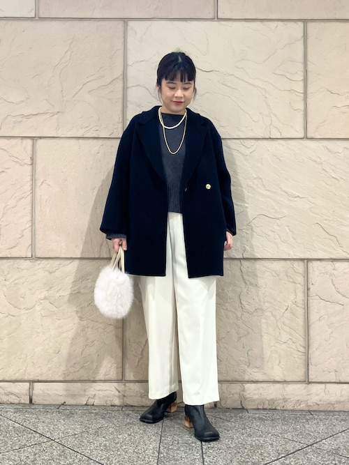 セール】ウールカシミヤリバーチェスターコート（チェスターコート