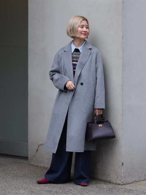 Ballsey（ボールジィ） コート チェスターコート ウールカシミヤリバー