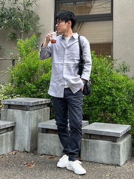 ビームス ストレッチテーパードチノ ブラック Mサイズ BEAMS