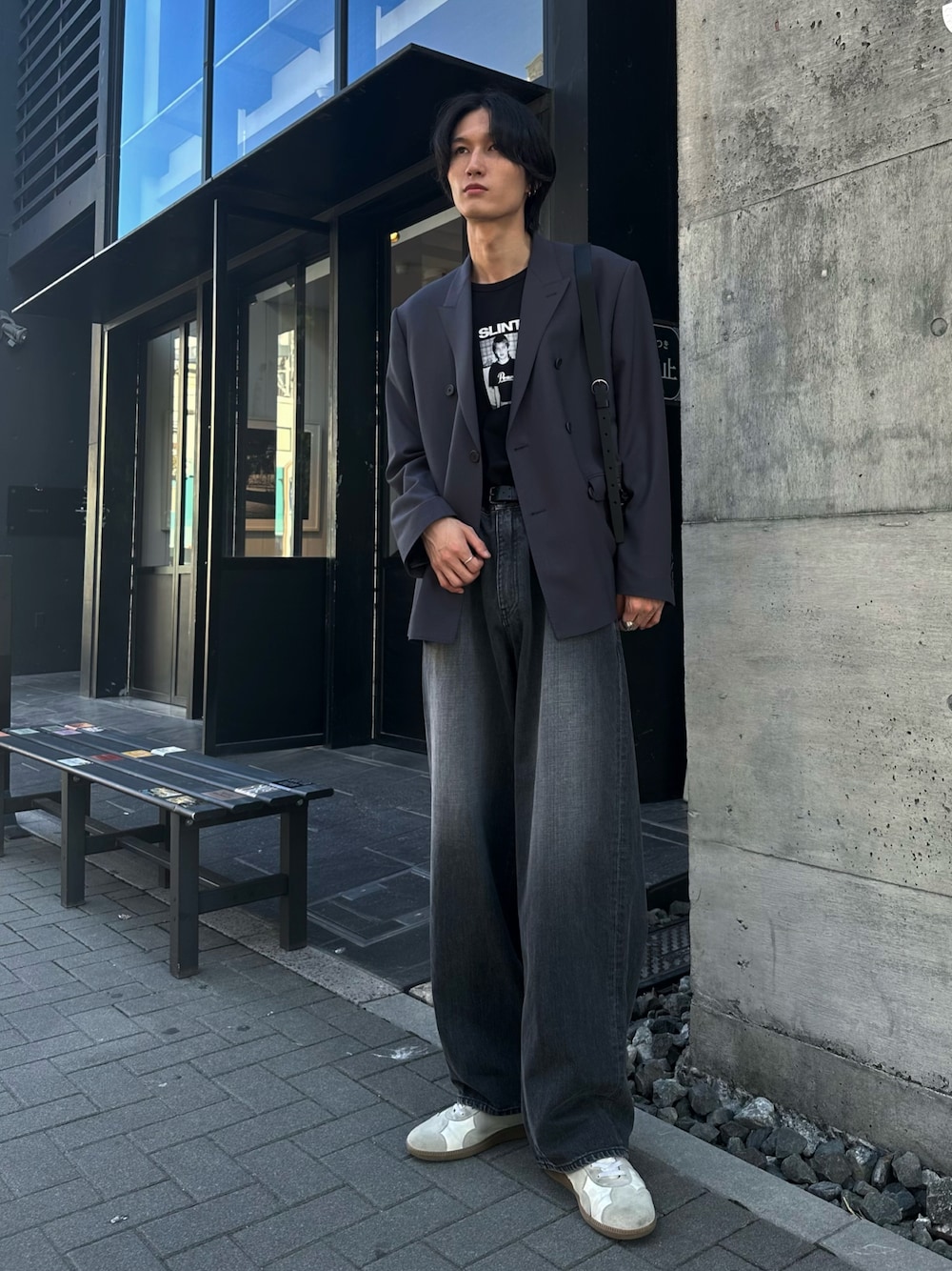 lad musician ラッドミュージシャン サルエルパンツ 黒 44 lad