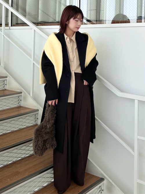 セール】カシミヤブレンドウールチェスターコート（チェスターコート