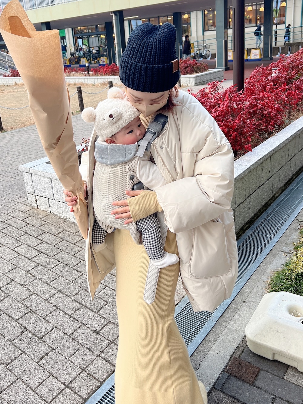 LOEWE ニット帽 ベージュ 【公式通販】