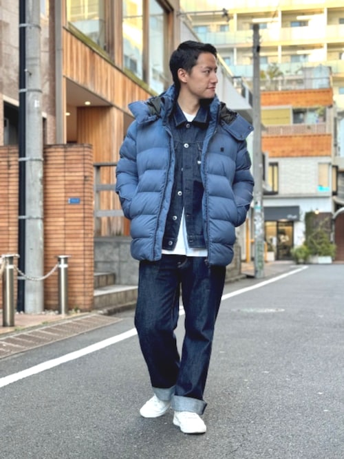 新品☆ ジースター ロウ キルティング ジャケット 紺 (M) ヨーロピアン