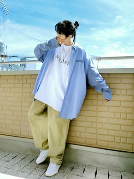 CAHLUMN/カウラム TC Twill 1 Tuck Pants/TC 1タック パンツを使った