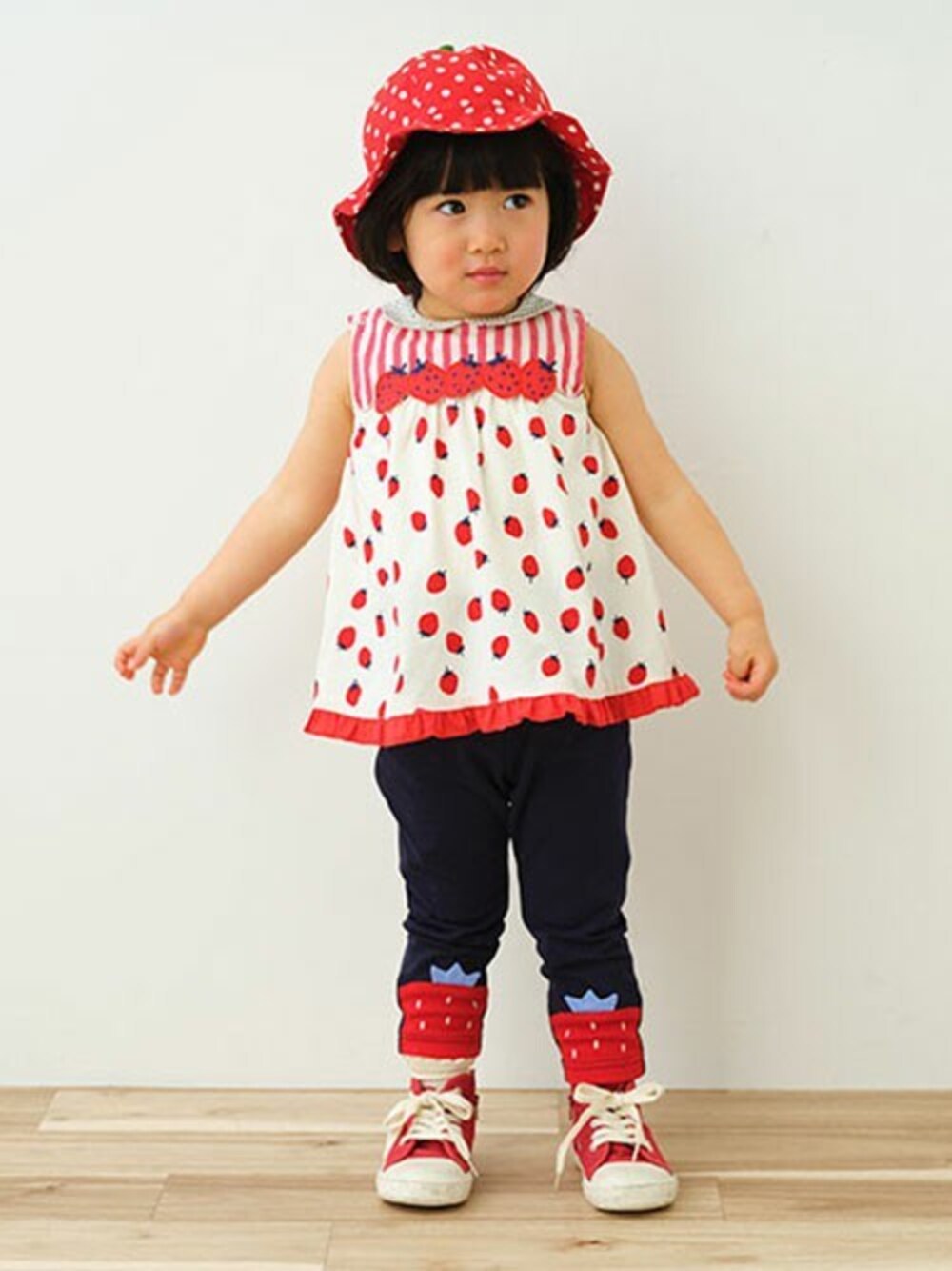 baby cheer（ベイビーチアー）の「いちごチュニック（チュニック