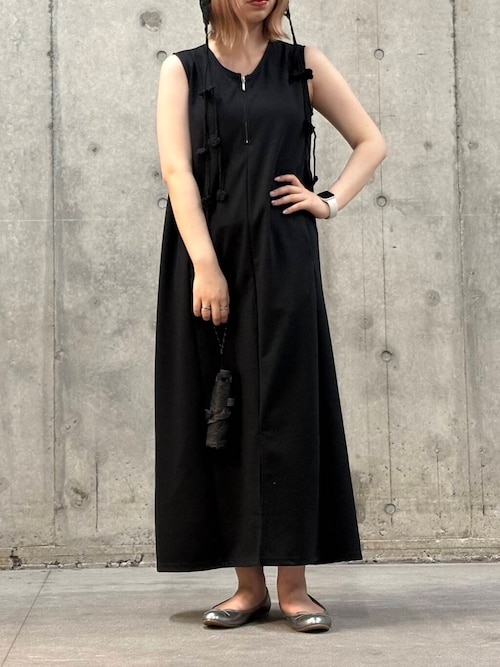 セール】ZIPVネックカットワンピース（ワンピース）｜SENSE OF PLACE
