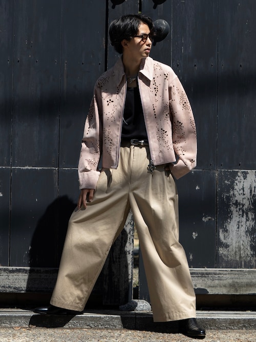UNISEX》VENTILE Gabardine Tow-Tuck Wide Pants/ベンタイルギャバ2