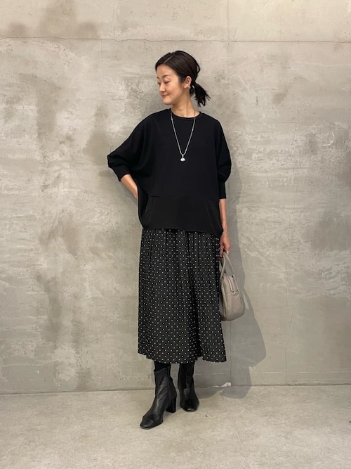 ⭐︎S⭐︎ ビアズリー シワシフォンギャザーパンツ(ドット）サイズ2