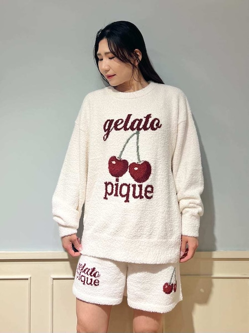 ONLINE限定】べビモコチェリージャガードプルオーバー&ショートパンツ