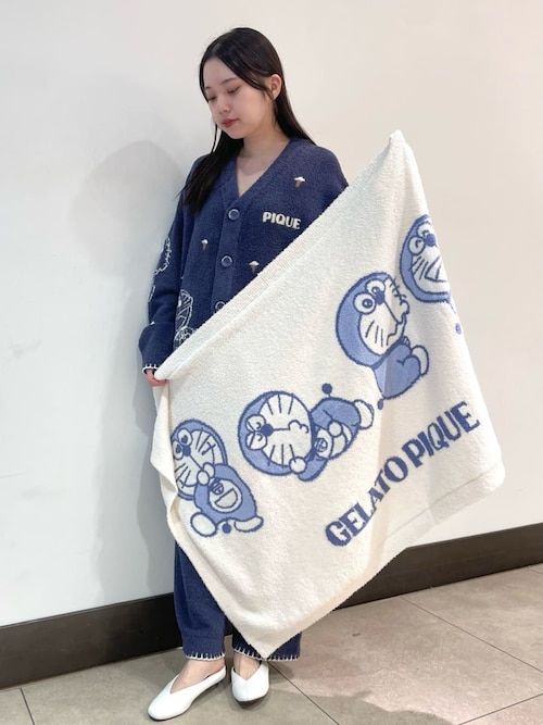 ドラえもん】ベビモコジャガードブランケット（ブランケット）｜gelato