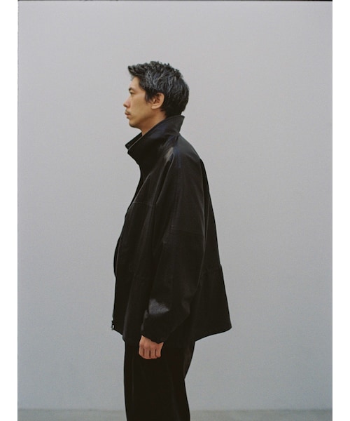 LIDNM（リドム）の「GOAT LEATHER TECH BLOUSON（ブルゾン）」 - WEAR