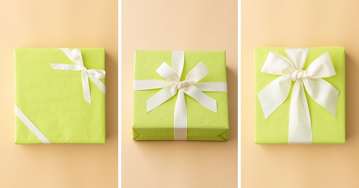 簡単大人ラッピング】印象を変える、センスのいいリボンの選び方＆基本