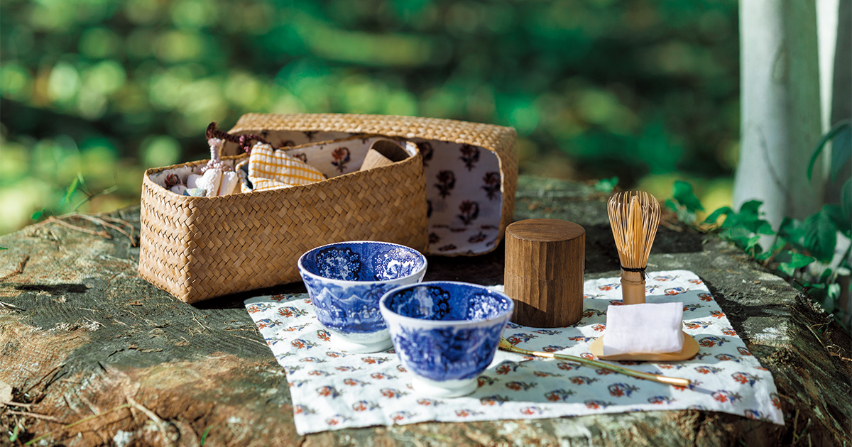 外で、おうちで、気軽に抹茶を。カジュアルに茶の湯を楽しむ「茶箱あそび」