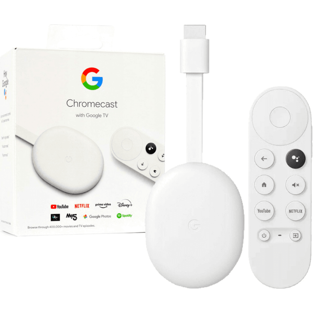 CHROMECAST 4K COM GOOGLE TV GA01919-US - Explorer Informática -