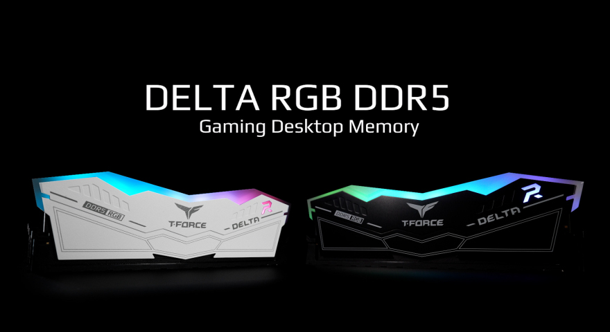 DELTA RGB DDR5 DESKTOP MEMORY WHITE 48GB(2x24GB) 8200MHz CL38