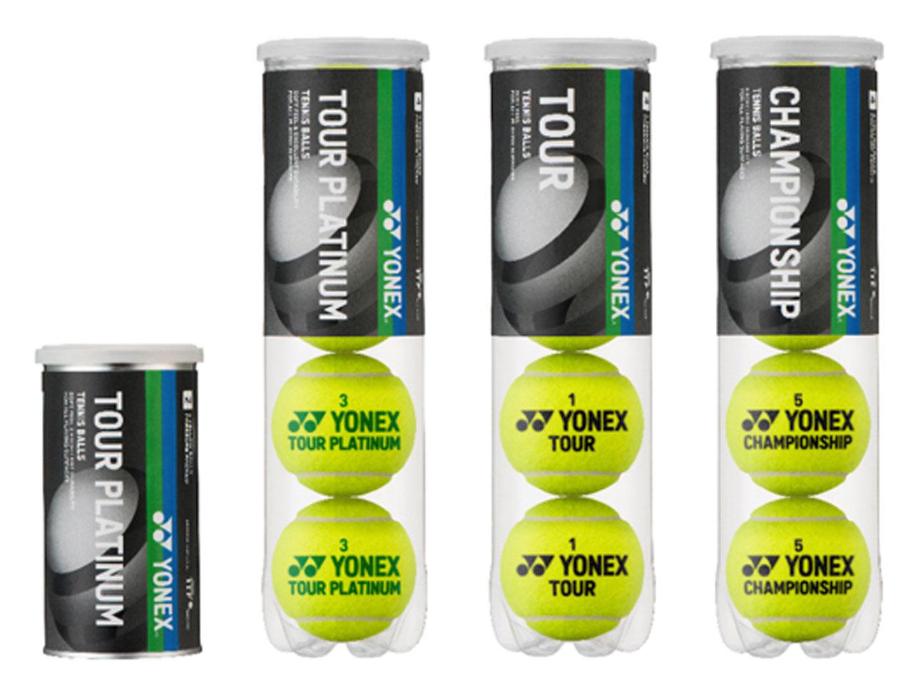 YONEX た*ん様 ツアープラチナム4球入✕3缶木下グループジャパン
