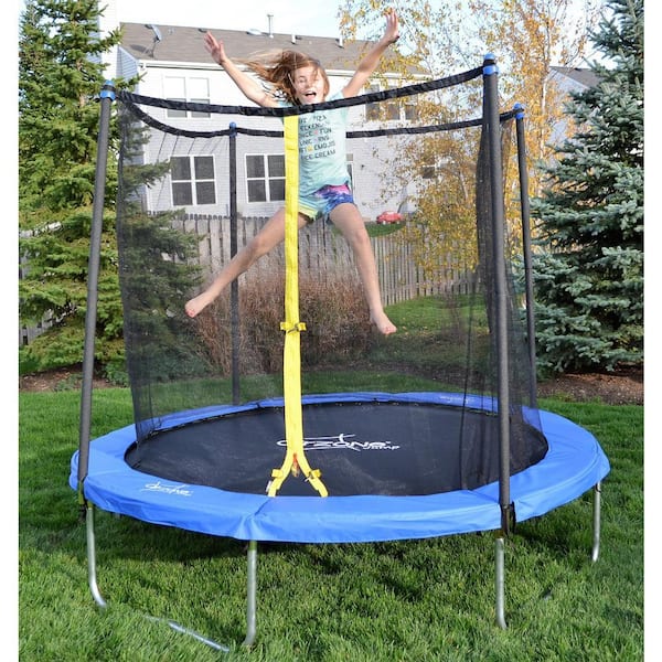 Airzone 8 ft. Trampoline with Enclosure Net AZJ-8 - The Home Depot