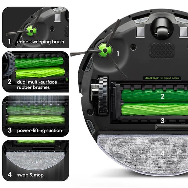 iRobot Roomba Combo i5+ Self-Emptying Robot Vacuum and Mop I557020