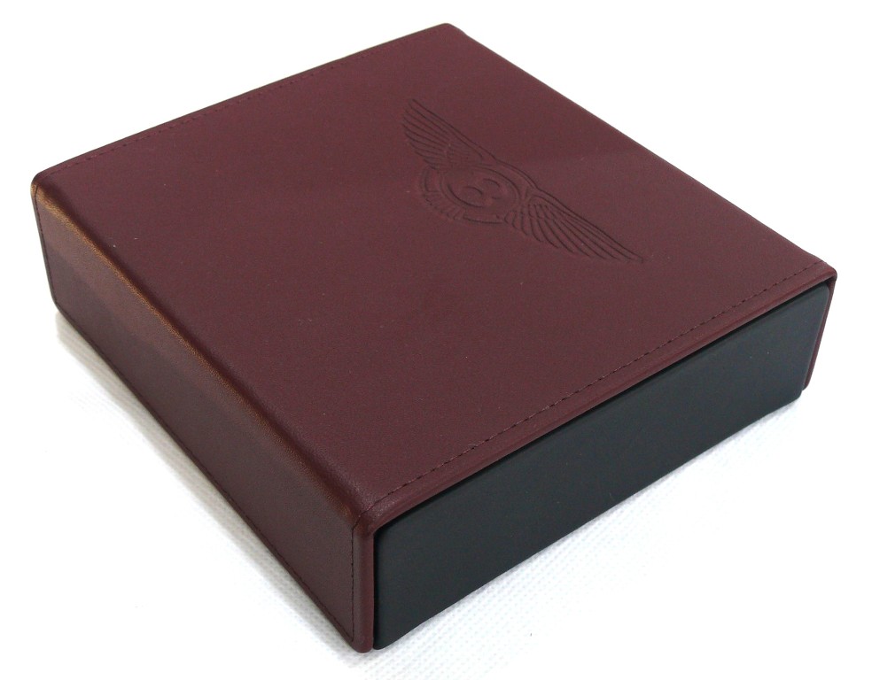 BENTLEY GENUINE ORIGINAL LEATHER CAR KEY CASE BOX - BRAND NEW