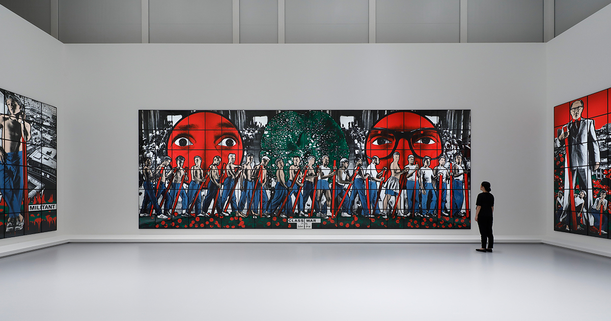 額装済/無題（ギルバート&ジョージ）/アートポスター 額装済/無題