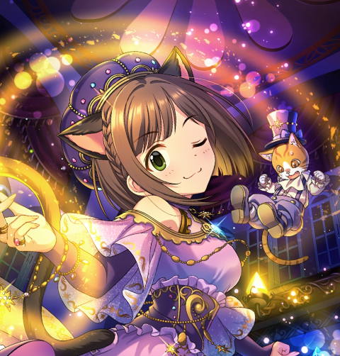 SP サイン 前川みく ニャンダフル・ワールド シンデレラガールズ WS