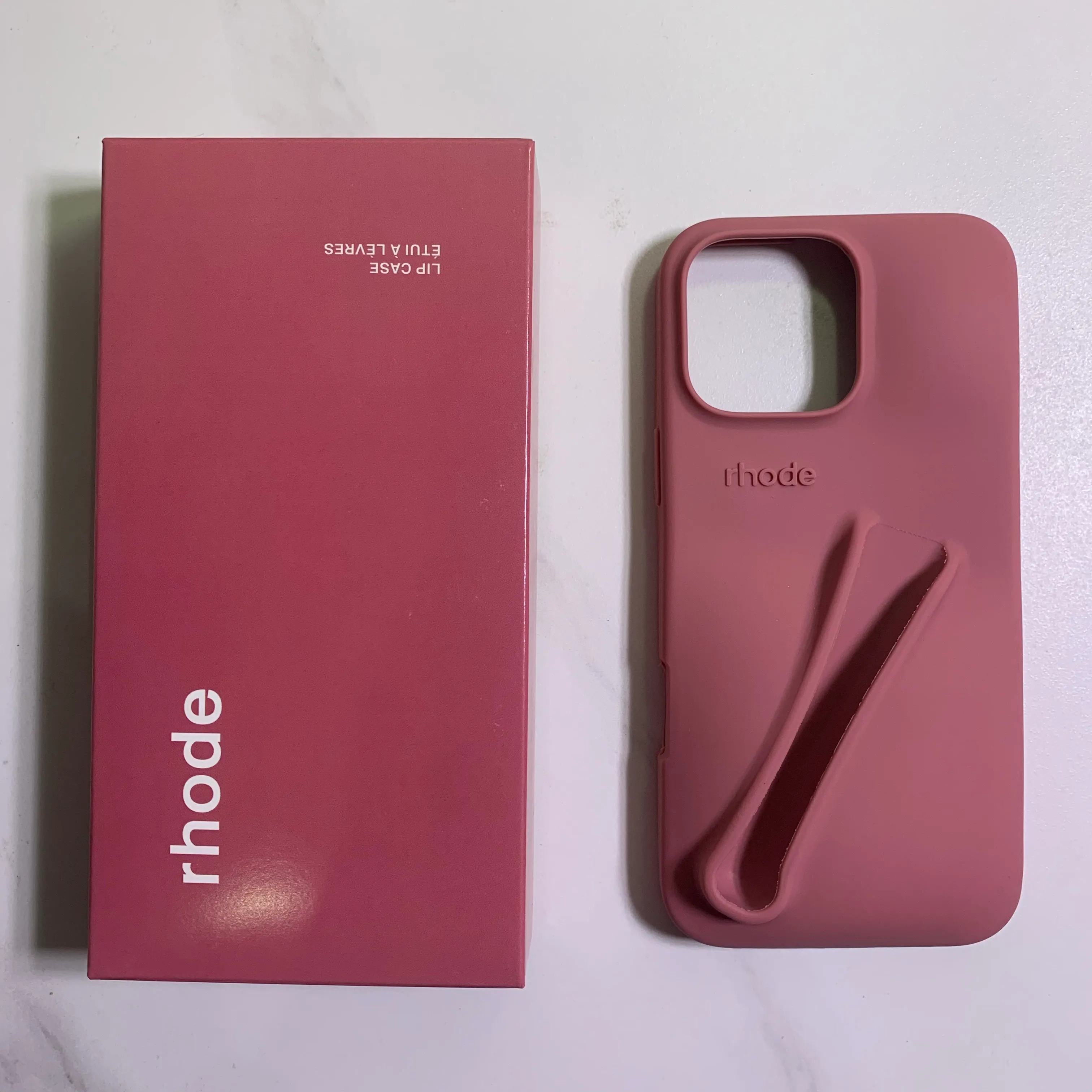 Toast Rhode Lipstick Silicone Phone Case Portable Lip Balm & Lip